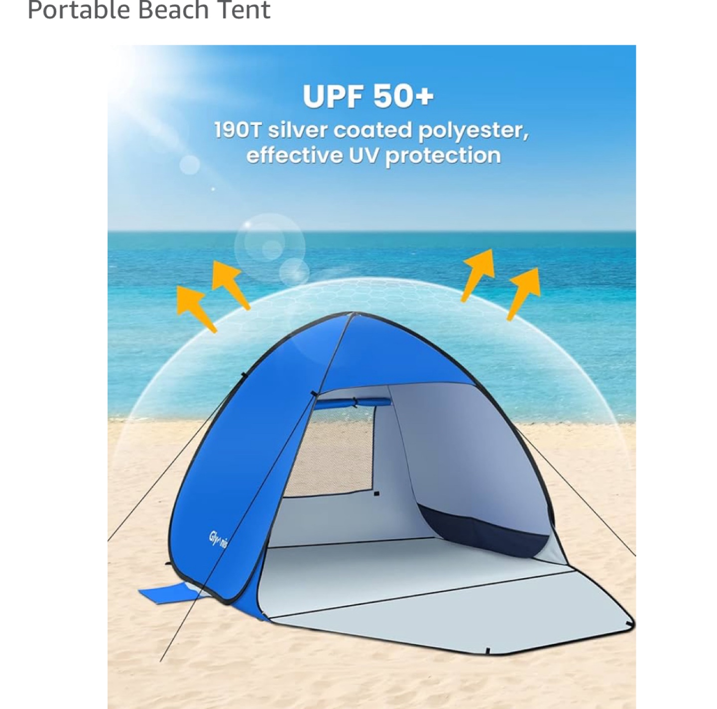 Glynis Portable Beach Tent - Seats 3-4 People - photo 4