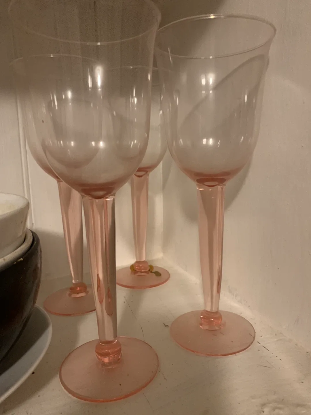 Pink Stemmed Wine Glasses thumbnail