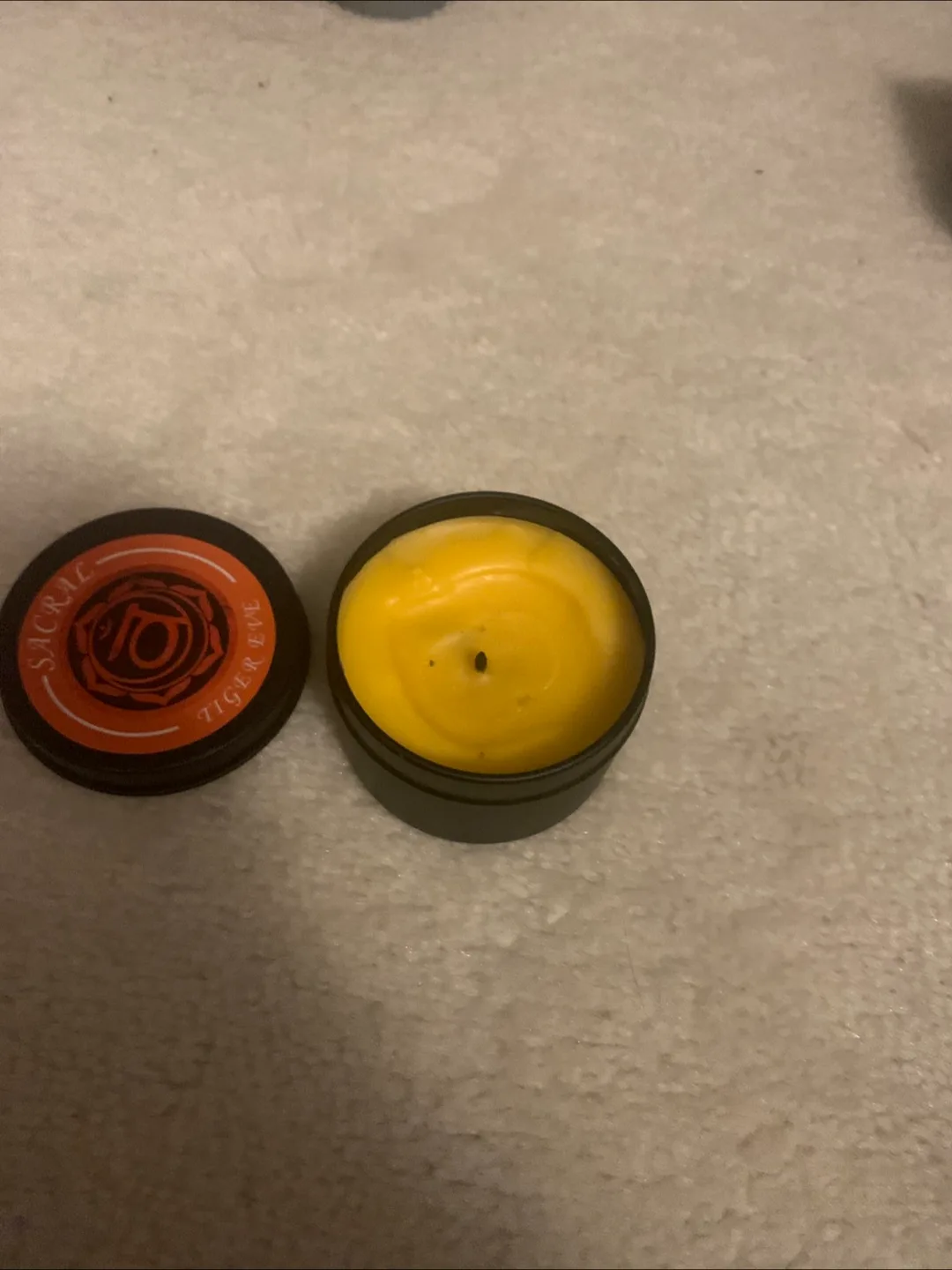 Sacral 10 Tiger Eye Candle thumbnail
