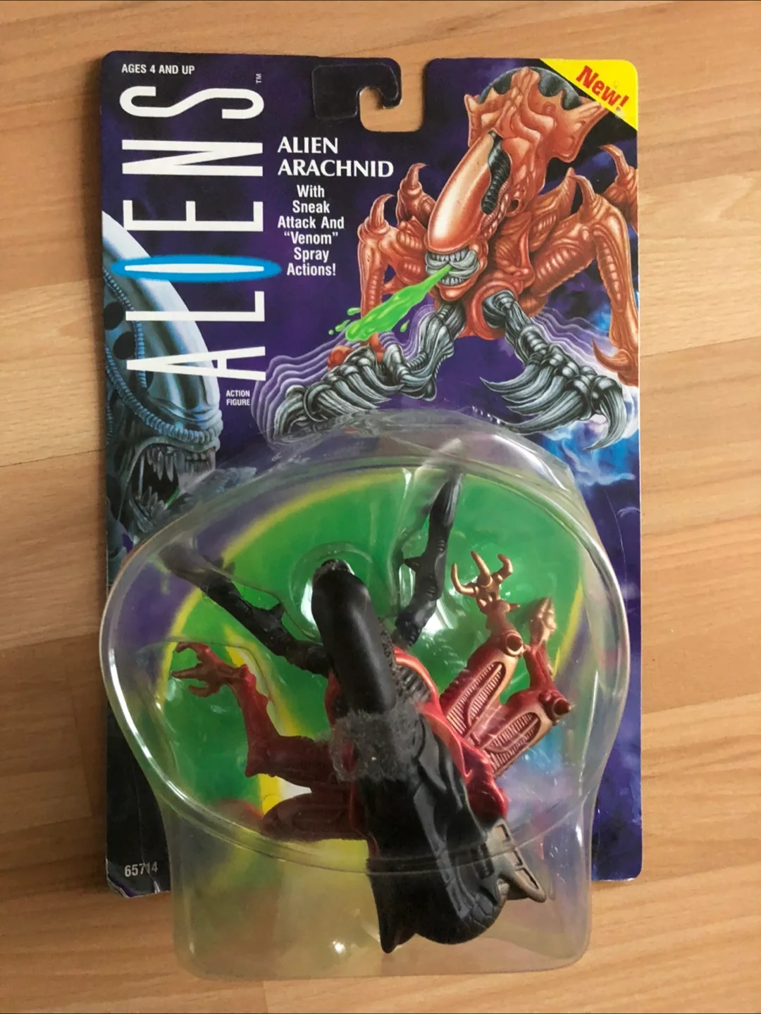Vintage 1994 Kenner Aliens Arachnid Alien Action Figure thumbnail