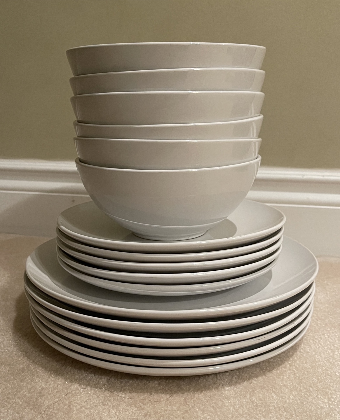 IKEA Dinnerware Set - Plates, Bowls, Cutlery