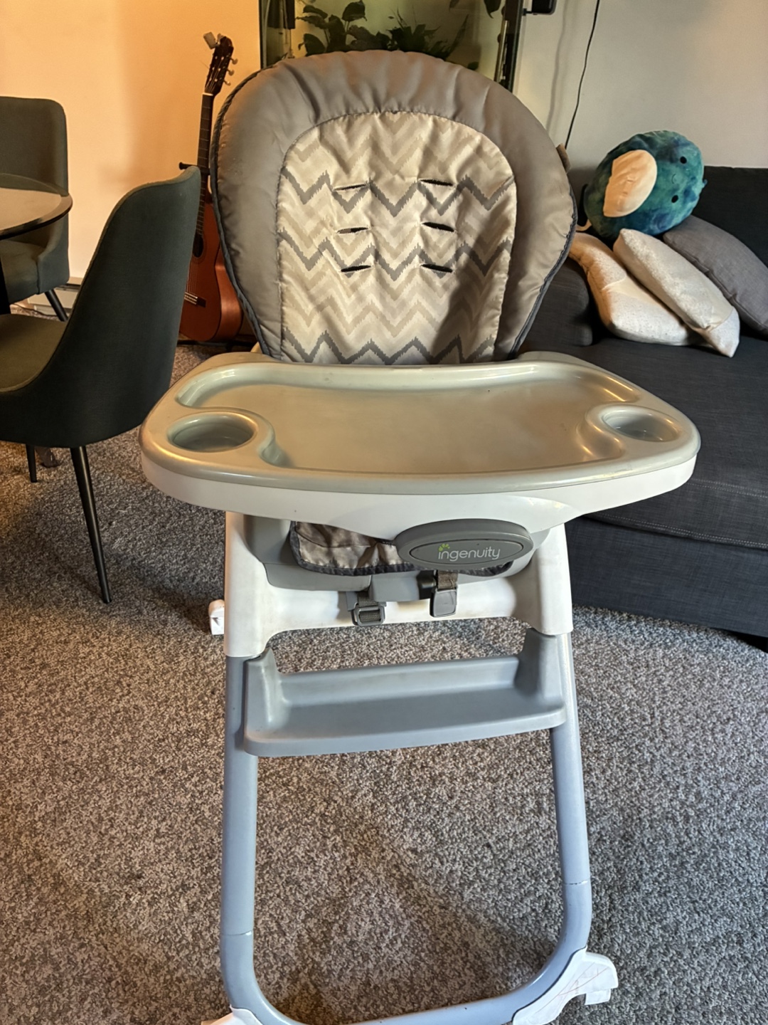 Ingenuity SmartClean 6-in-1 High Chair - Slate