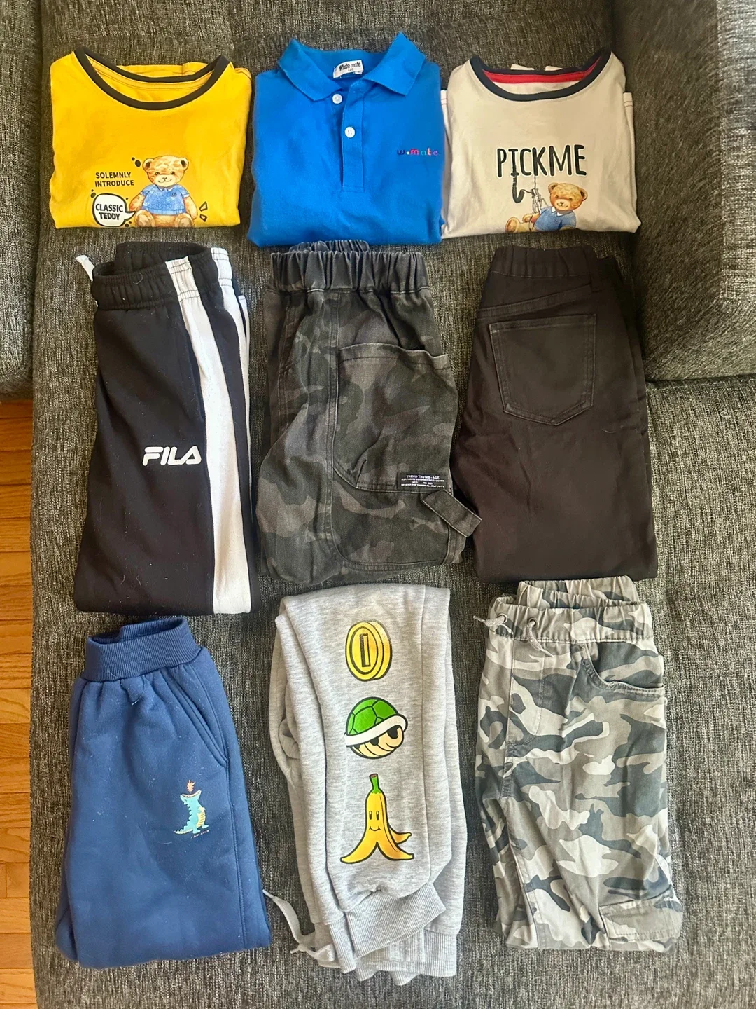 Kids 7-8 Clothes Bundle - Shirts & Pants thumbnail