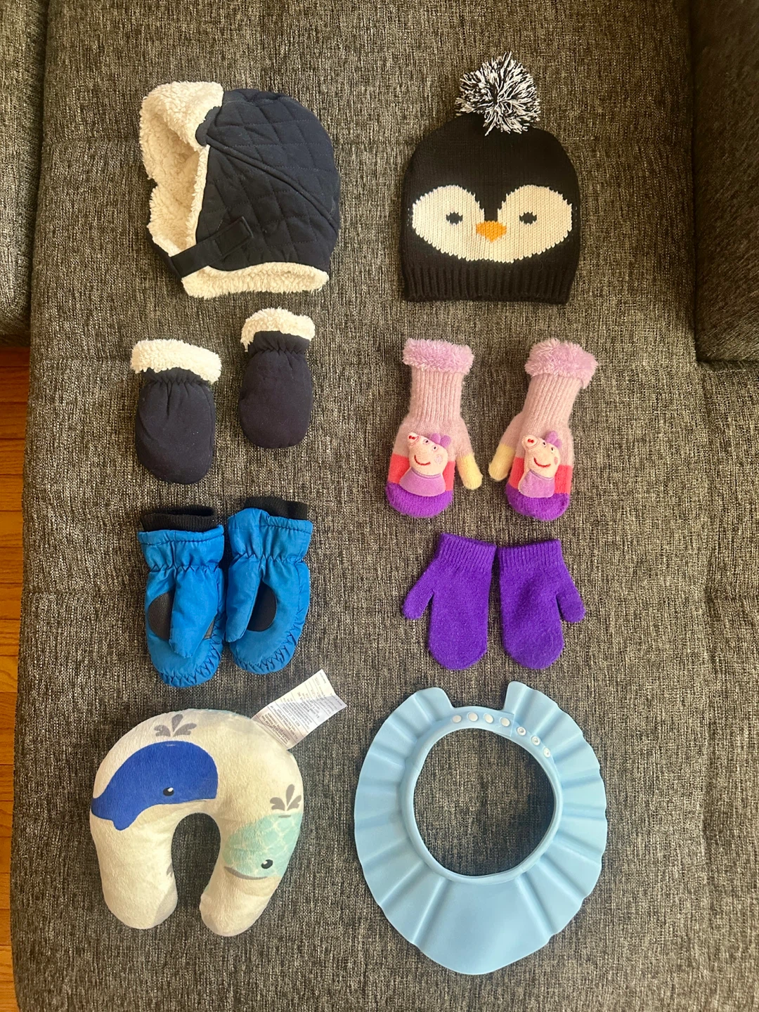 Baby/Toddler Hats, Mittens, Pillow & Bath Visor