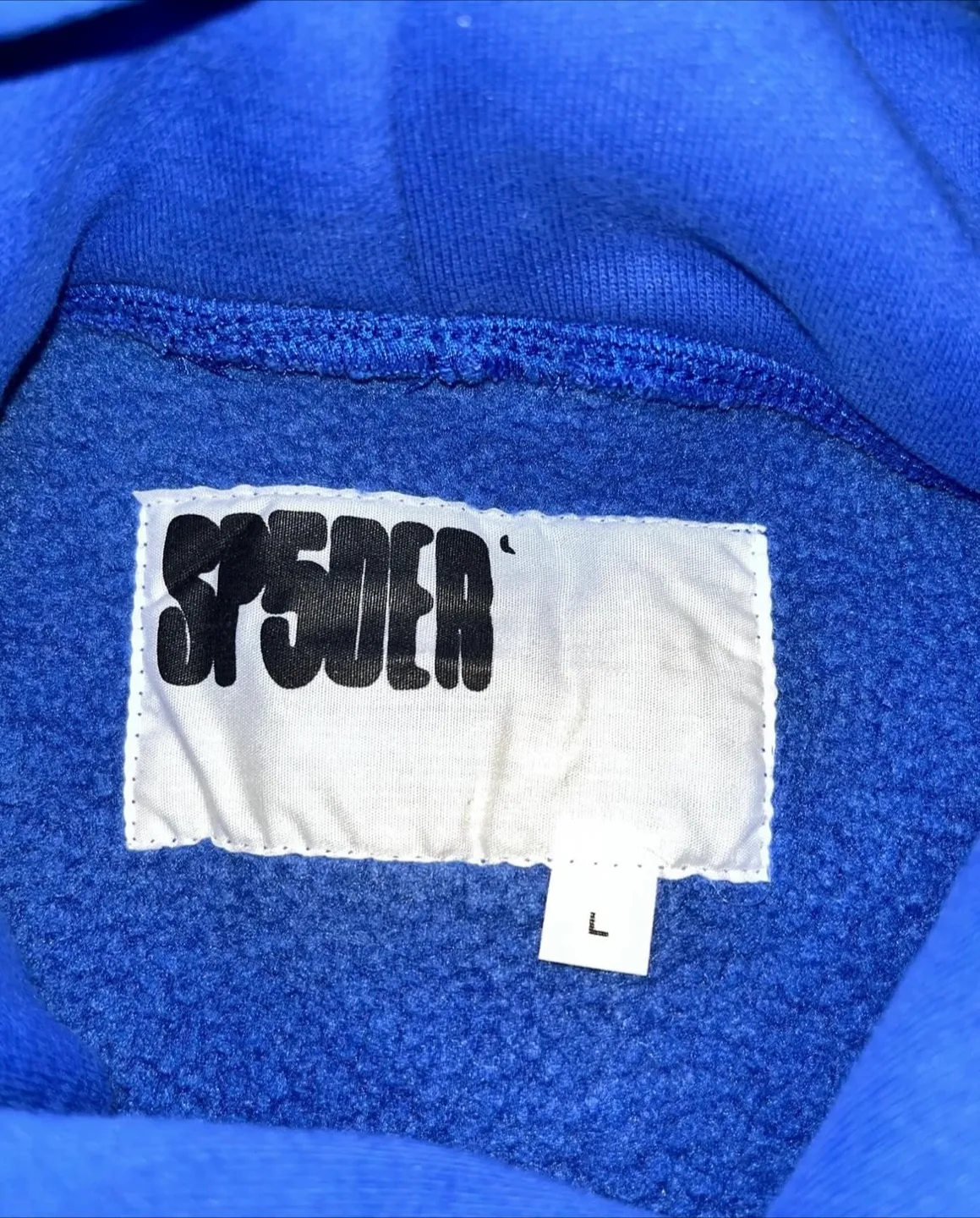 Sp5der Blue Hoodie - Size L image indicator(5)