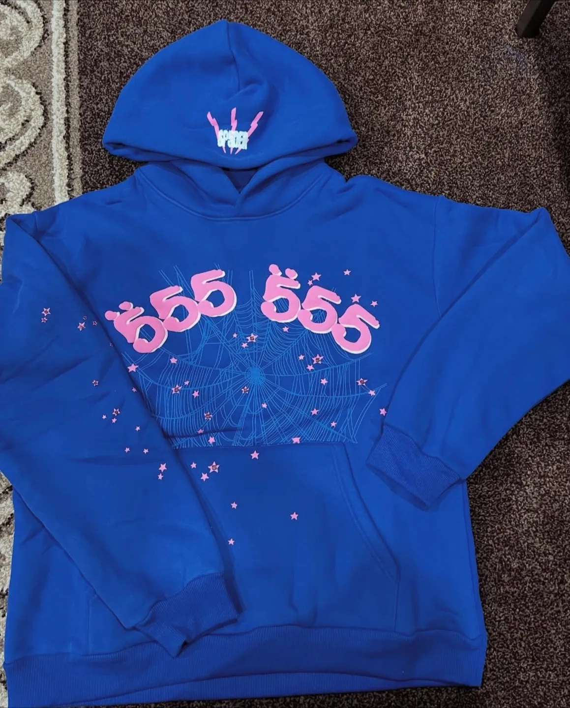 Sp5der Blue Hoodie - Size L image indicator(2)