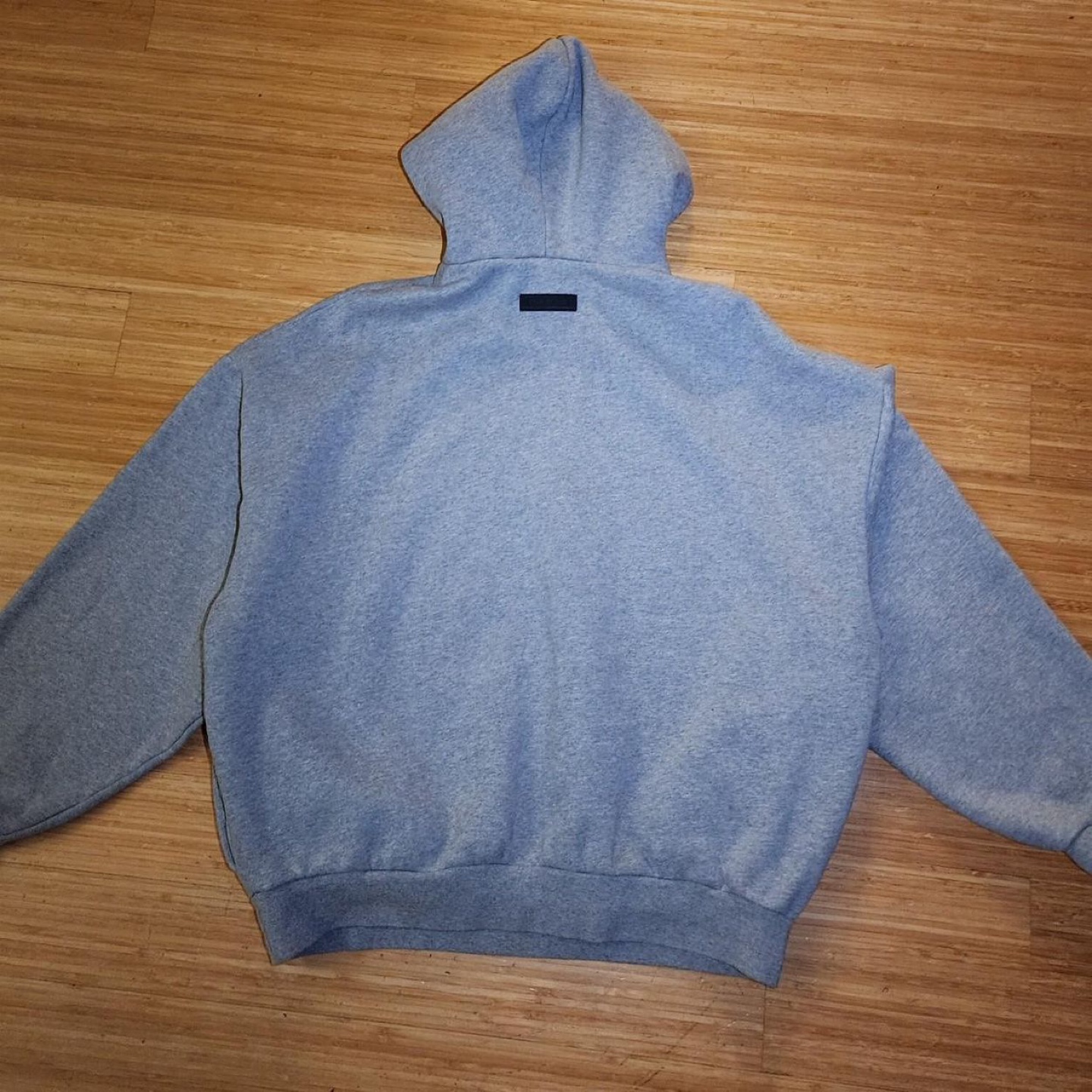 Essentials Dark Heather Oatmeal Pullover Hoodie Size M - photo 4