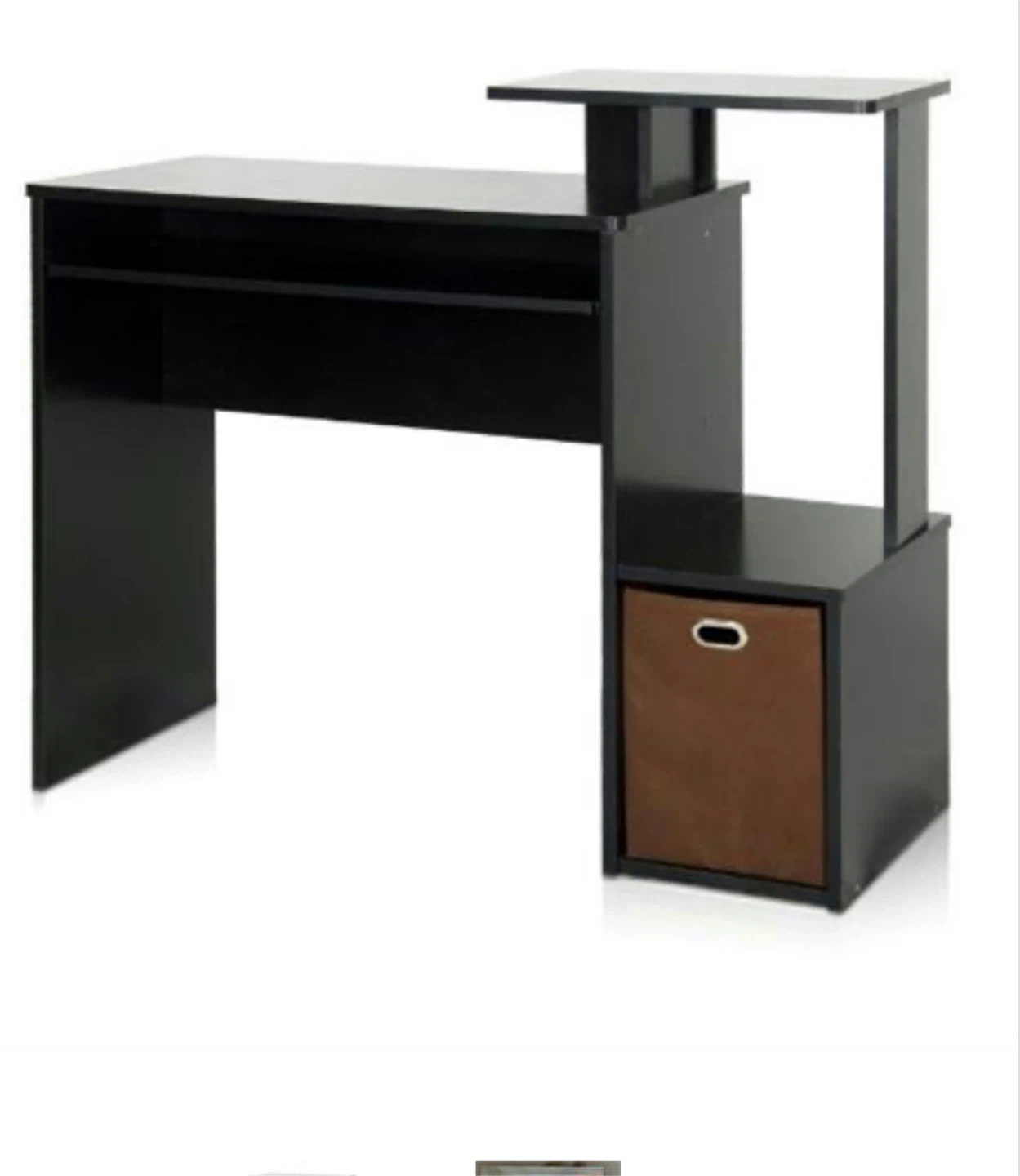 Furinno 12095DWN Computer Desk - Dark Walnut - photo 4