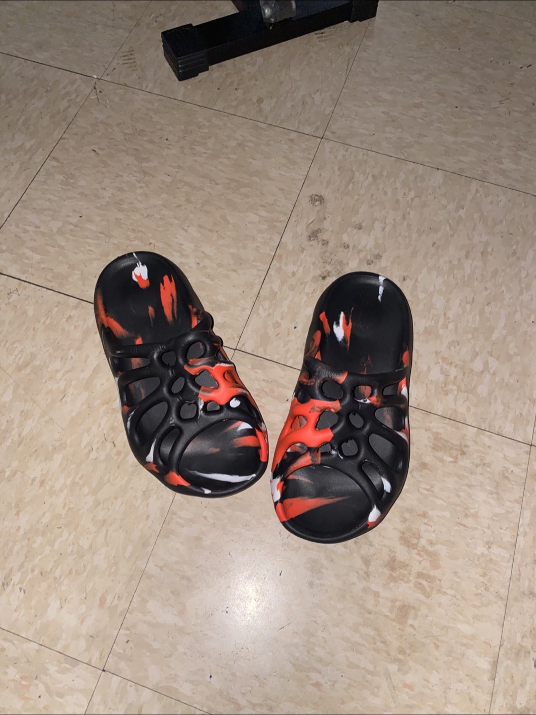 Black & Orange Slides