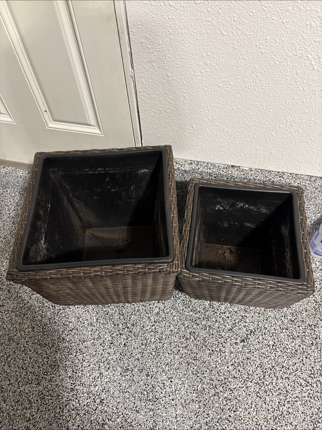 Wicker Plant Pots - Set of 2 - photo 2