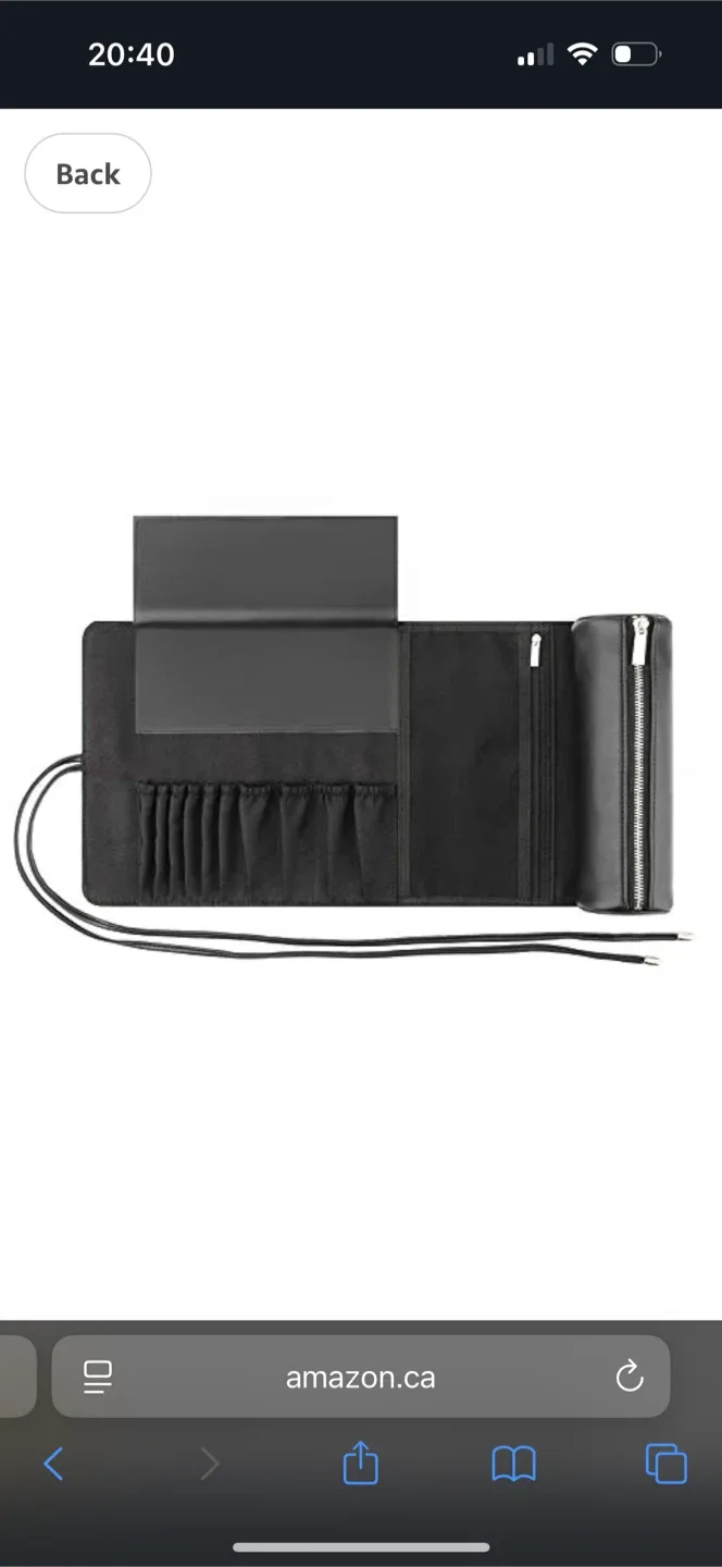 New Happy Makeup Brush And Makeup Organizer Travel Bag thumbnail