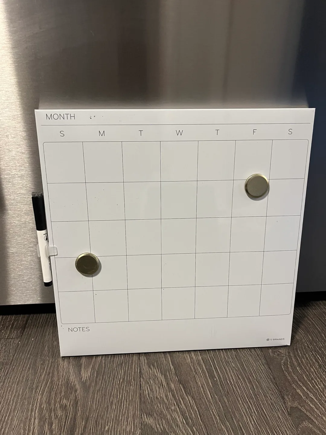 Dry Erase Magnetic Calendar thumbnail