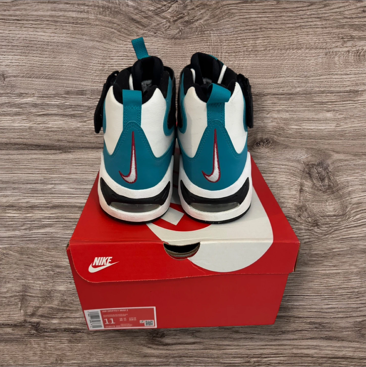 Nike Air Griffey Max 1 Aqua- Size 11 - photo 2