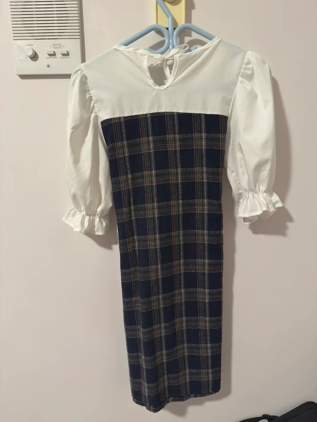 Plaid Dress with White Sleeves image indicator(2)