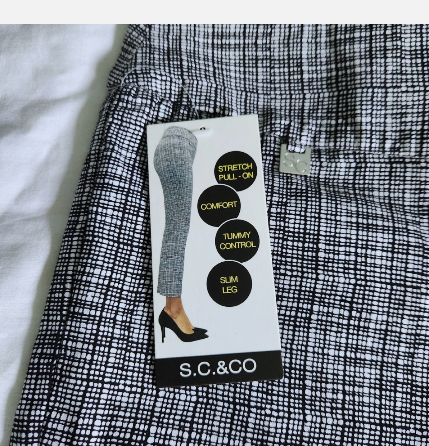 S.C.&CO Stretch Pull-On Comfort Pants