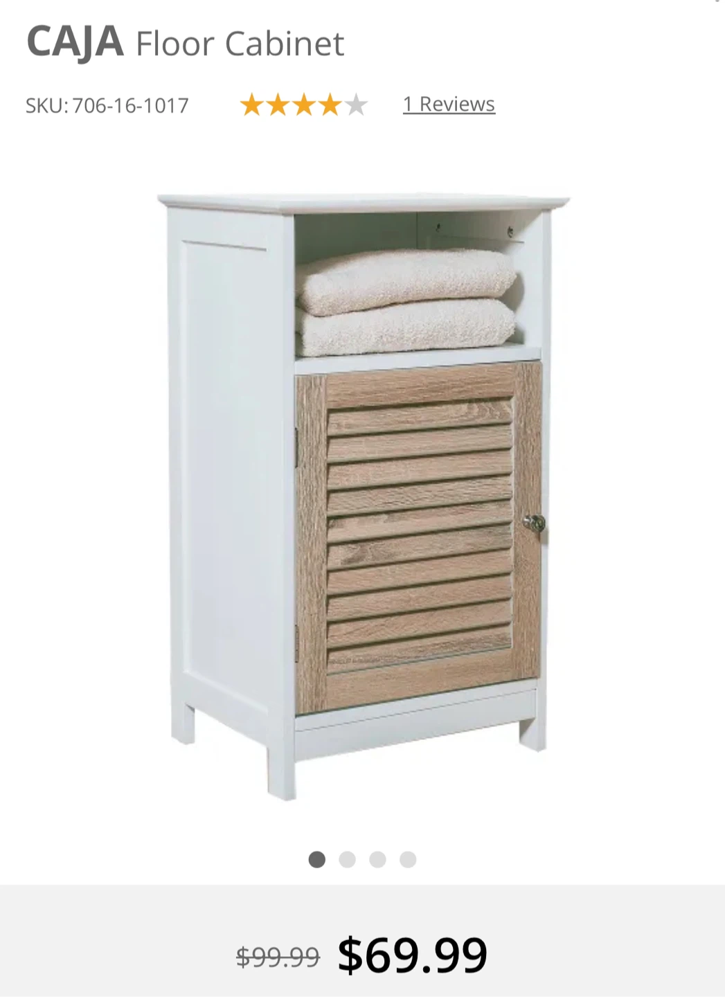 JYSK CAJA Bathroom Storage Set – $30 for Both - photo 3