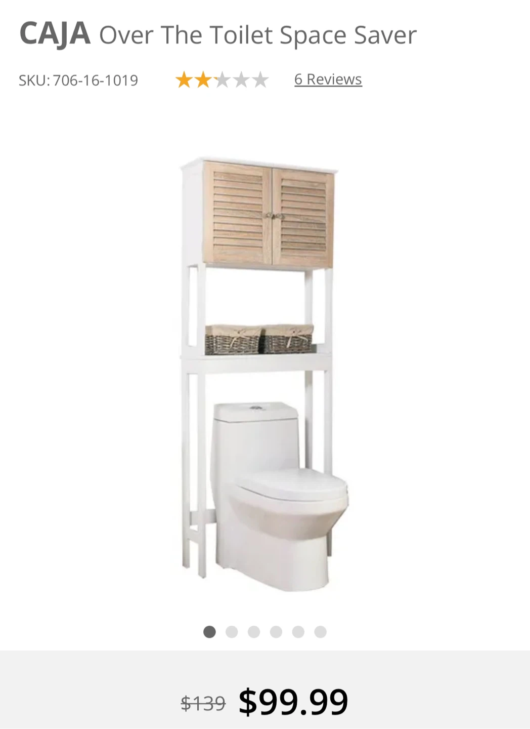 JYSK CAJA Bathroom Storage Set – $30 for Both - photo 2