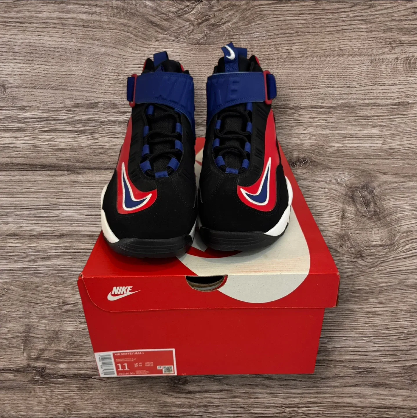 Nike Air Griffey Max 1 USA Black- Size 11 thumbnail