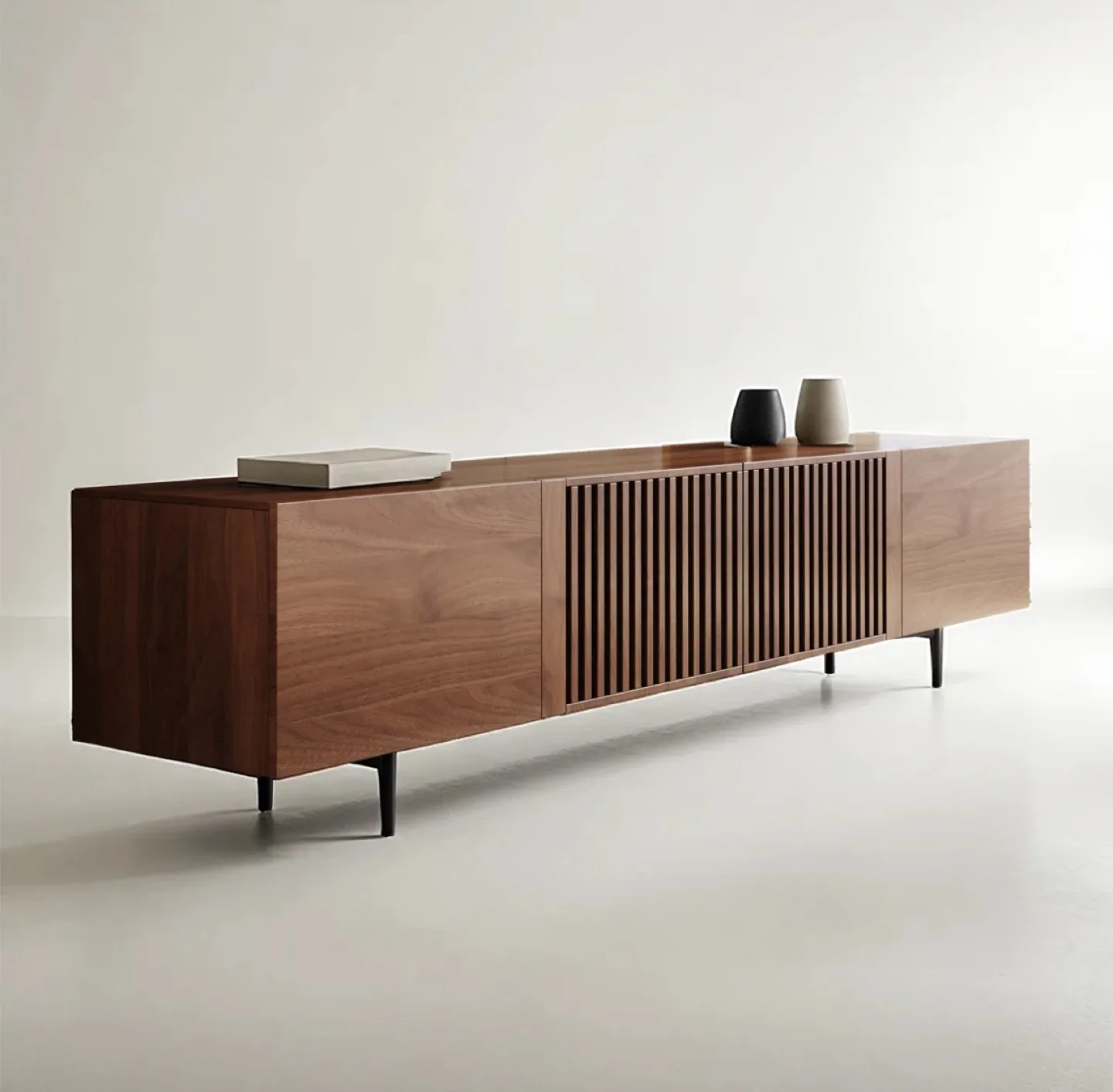 Wood TV Stand for 100 inch TV thumbnail