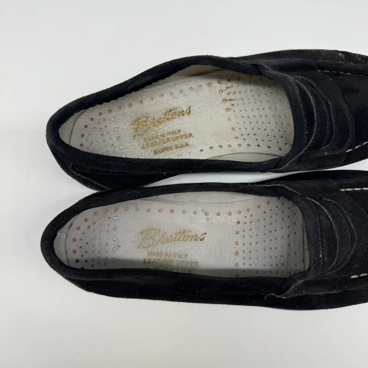 Brettons Made in Italy Black Suede  / size 9 image indicator(4)