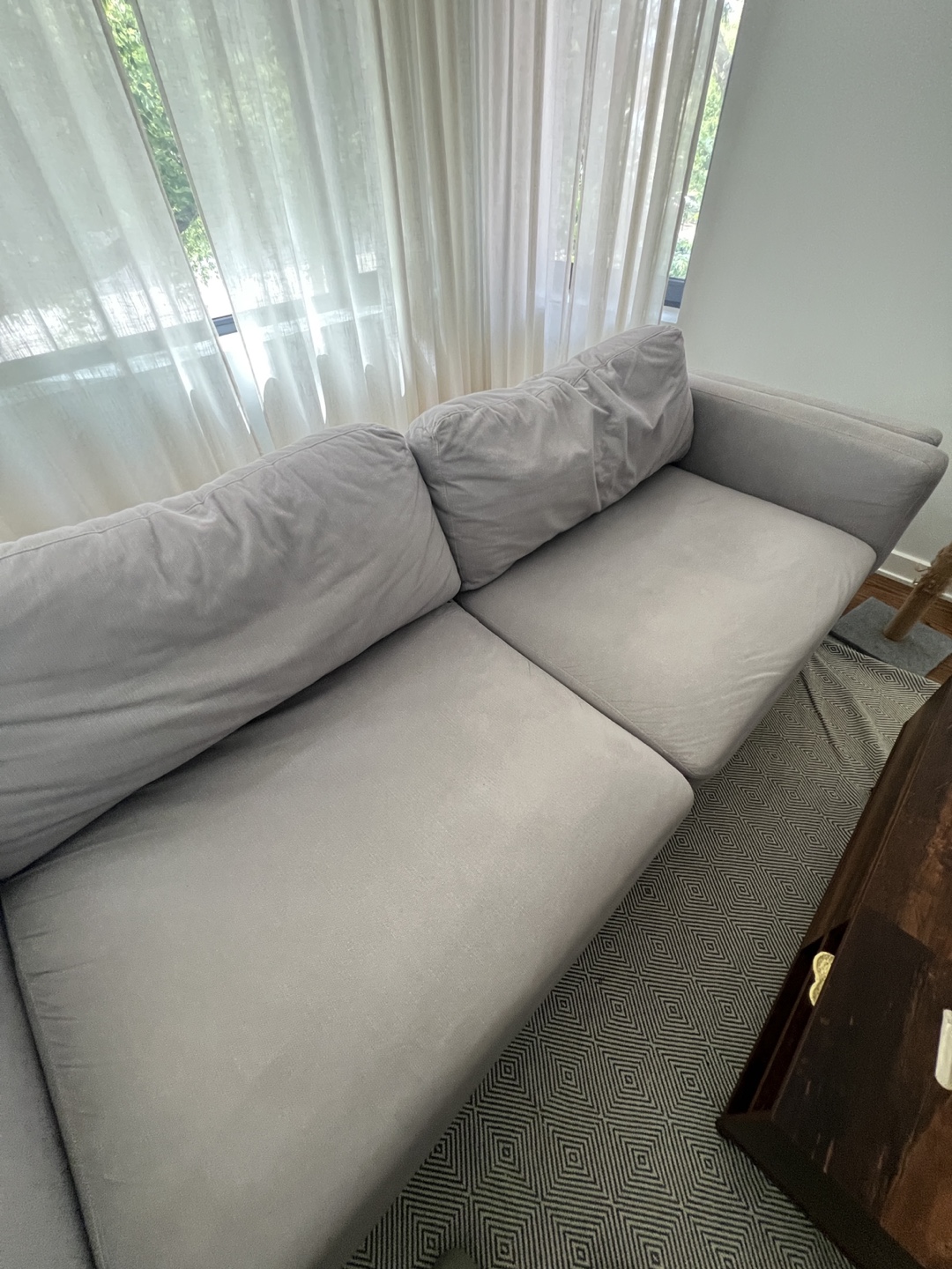 Light Gray Sofa - photo 2