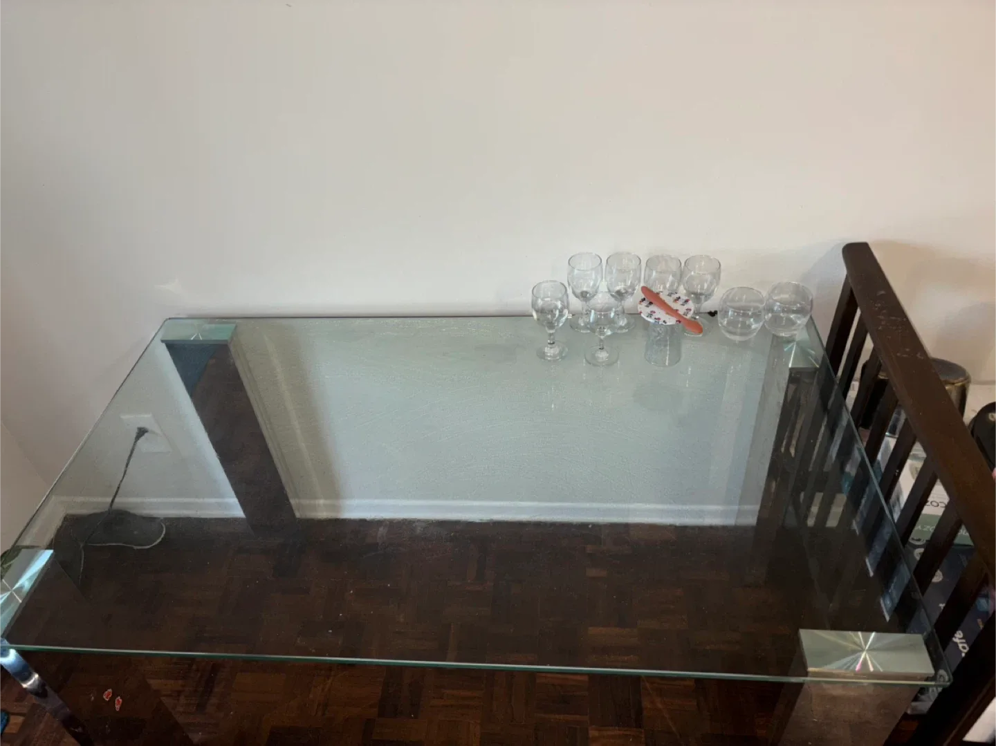 Dinning Table with glass surface thumbnail