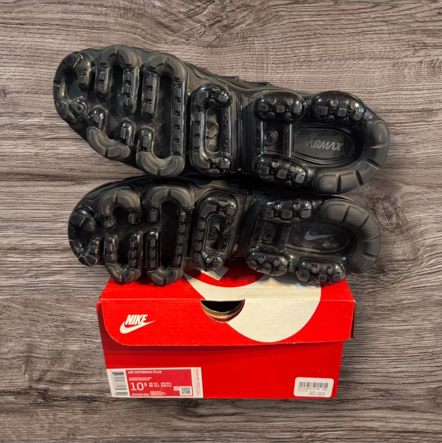 Nike Air VaporMax Plus Black US 10.5 - photo 4