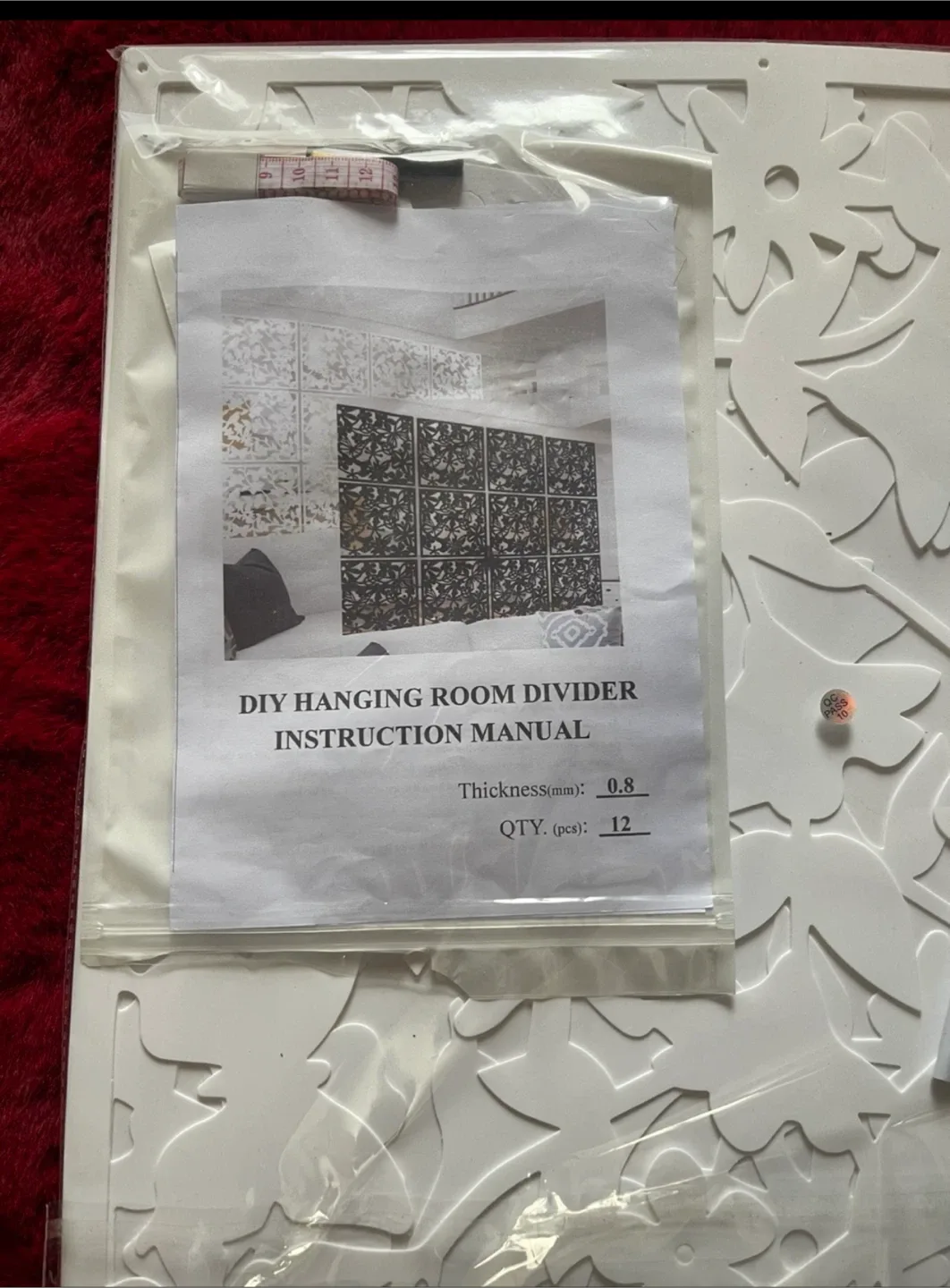 LCHEN DIY Hanging Room Divider - New in Box! image indicator(2)