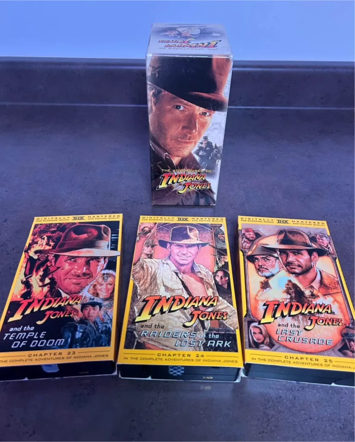 Indiana Jones VHS Trilogy Box Set thumbnail