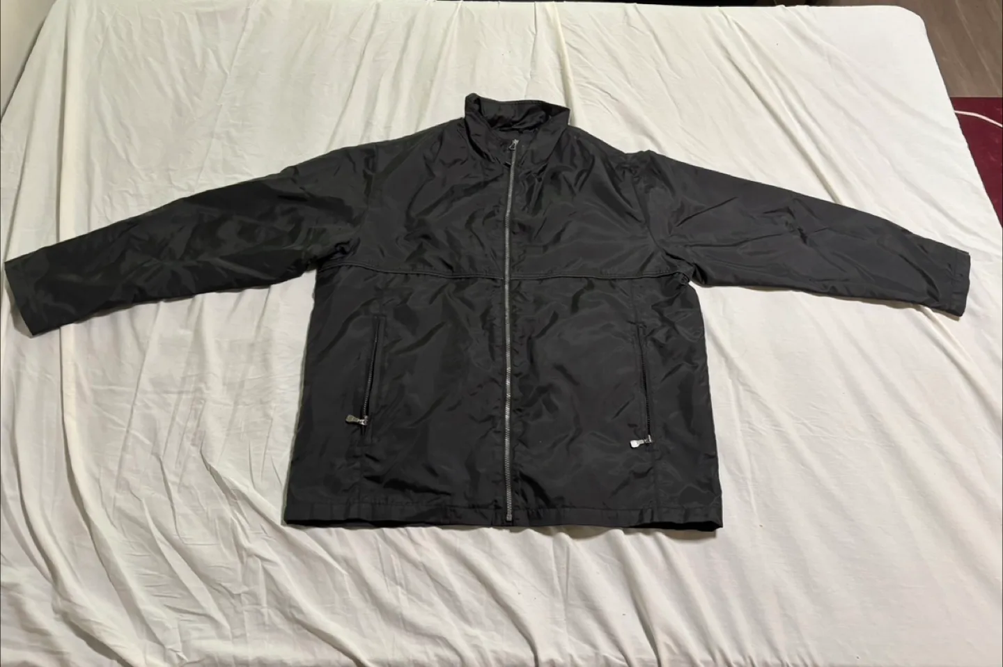 North End Black waterproof Jacket - Size L