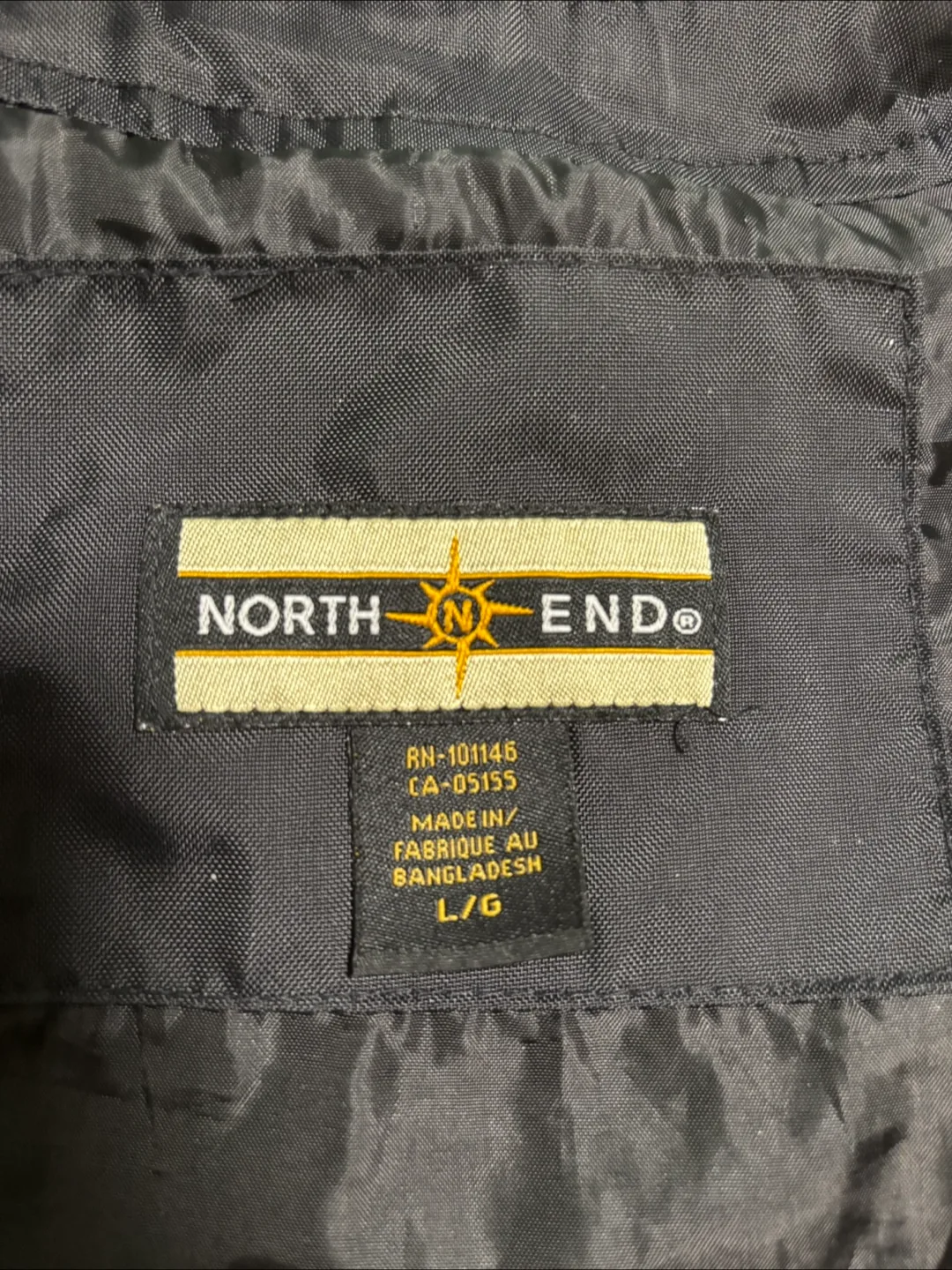 North End Black waterproof Jacket - Size L image indicator(5)