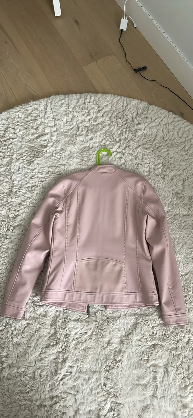 Reitmans Pink Faux Leather Jacket - XS image indicator(3)