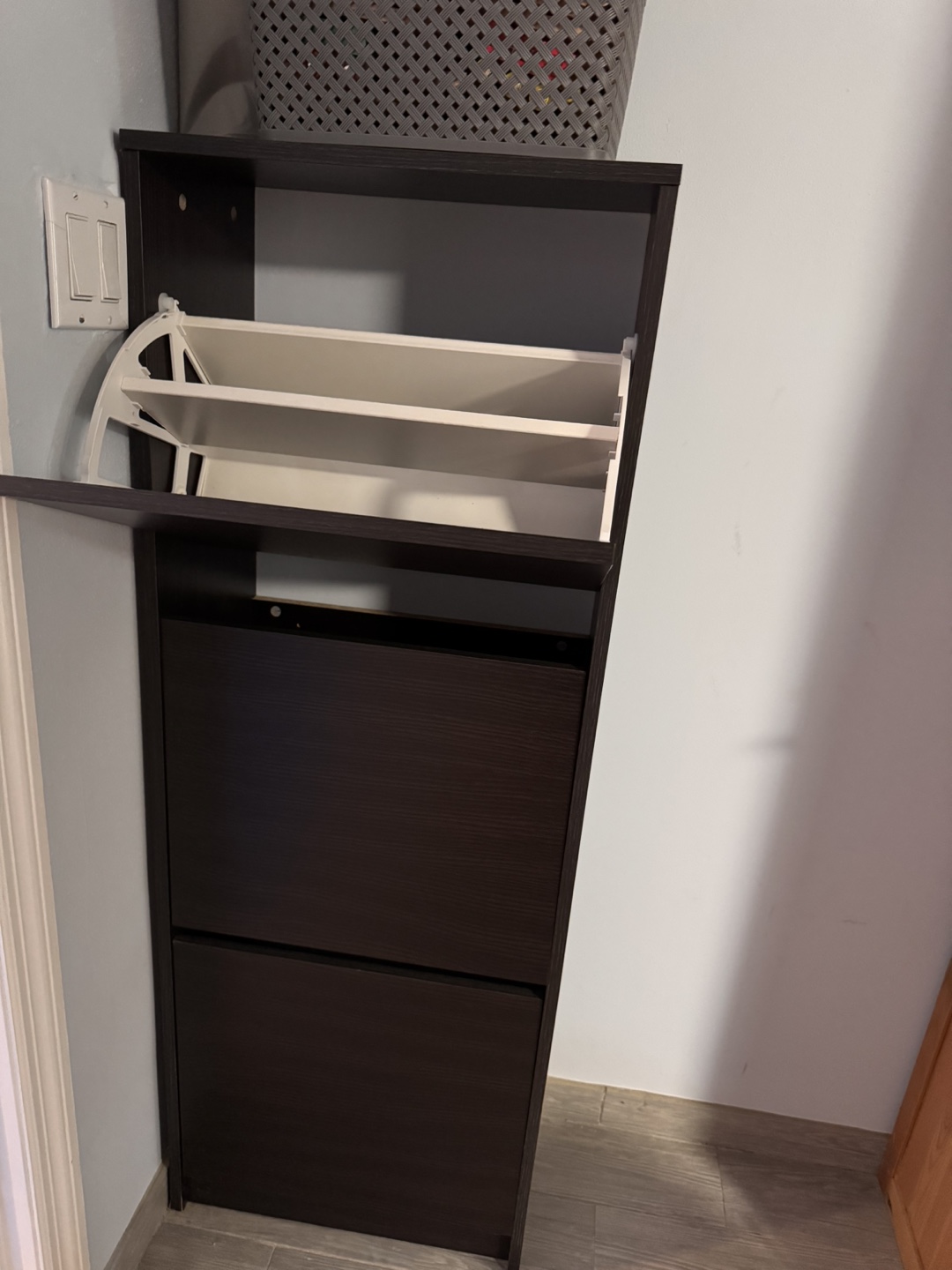 IKEA Shoe Cabinet - Dark Brown
