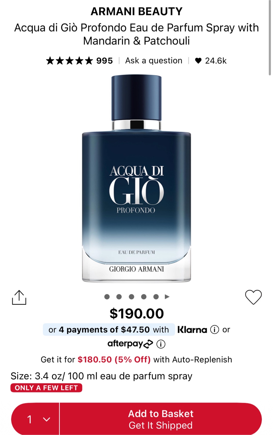 Aqua di gio profondo edp - photo 4