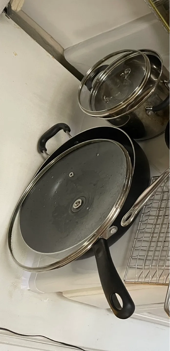 Pots, Pans, Steamer, Forks Set image indicator(2)