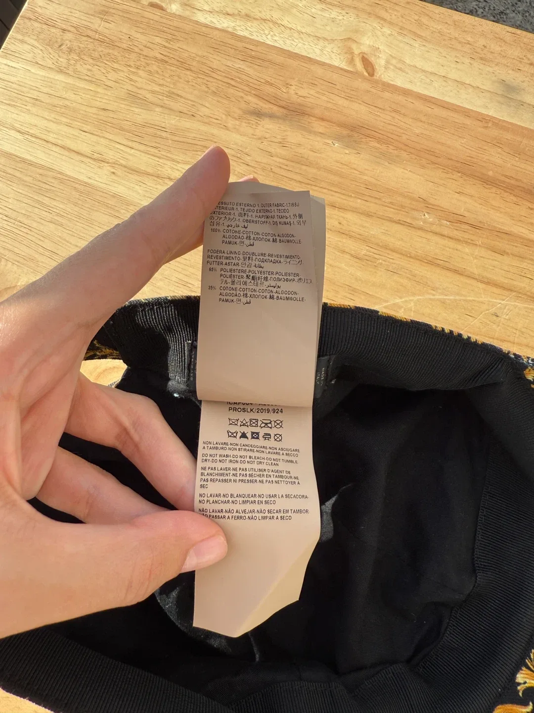 Versace Baroque Print Baseball Cap Size 57 image indicator(8)