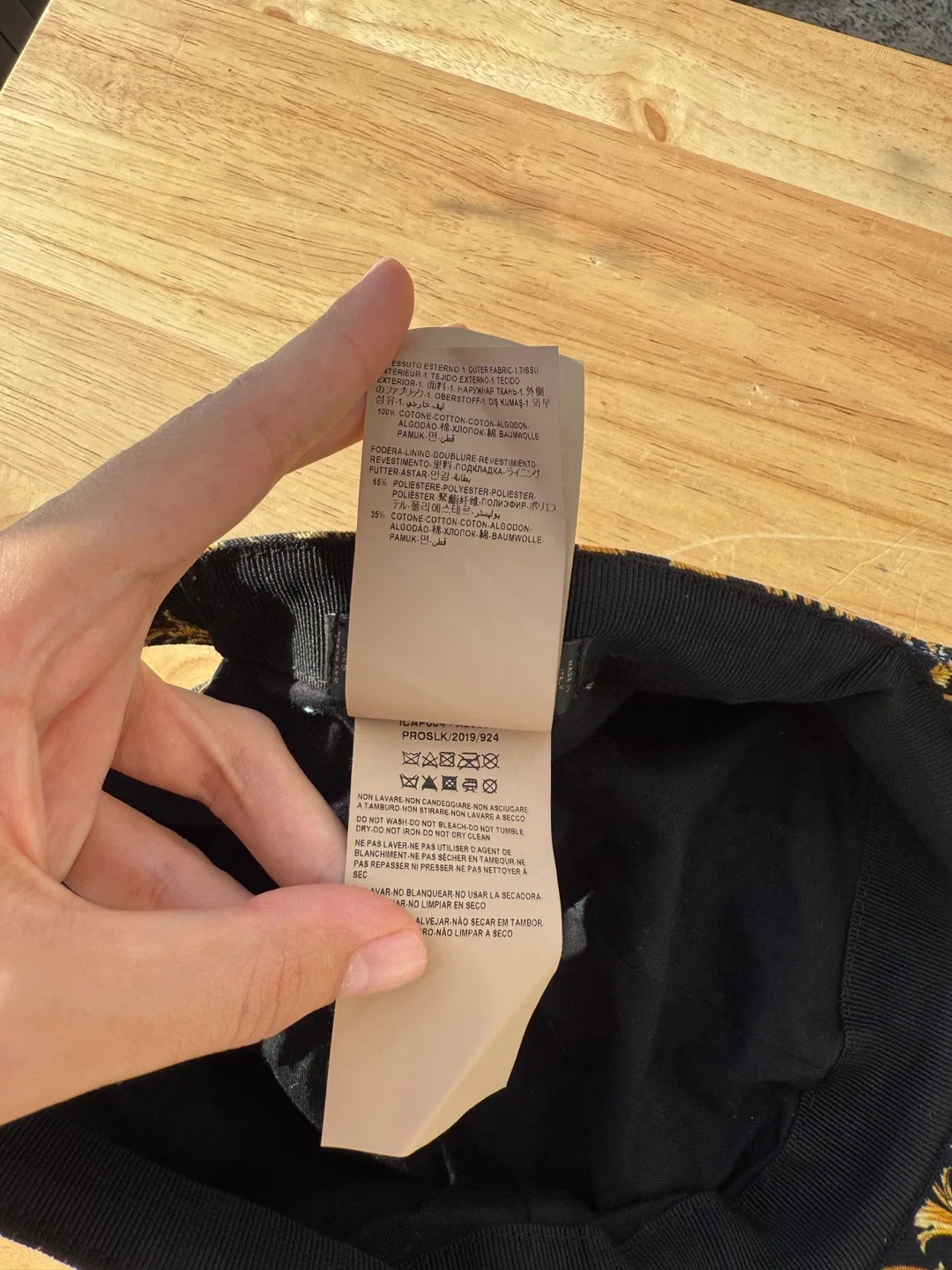 Versace Baroque Print Baseball Cap Size 57 image indicator(7)