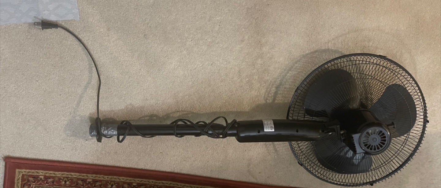 Black Standing Fan - photo 2