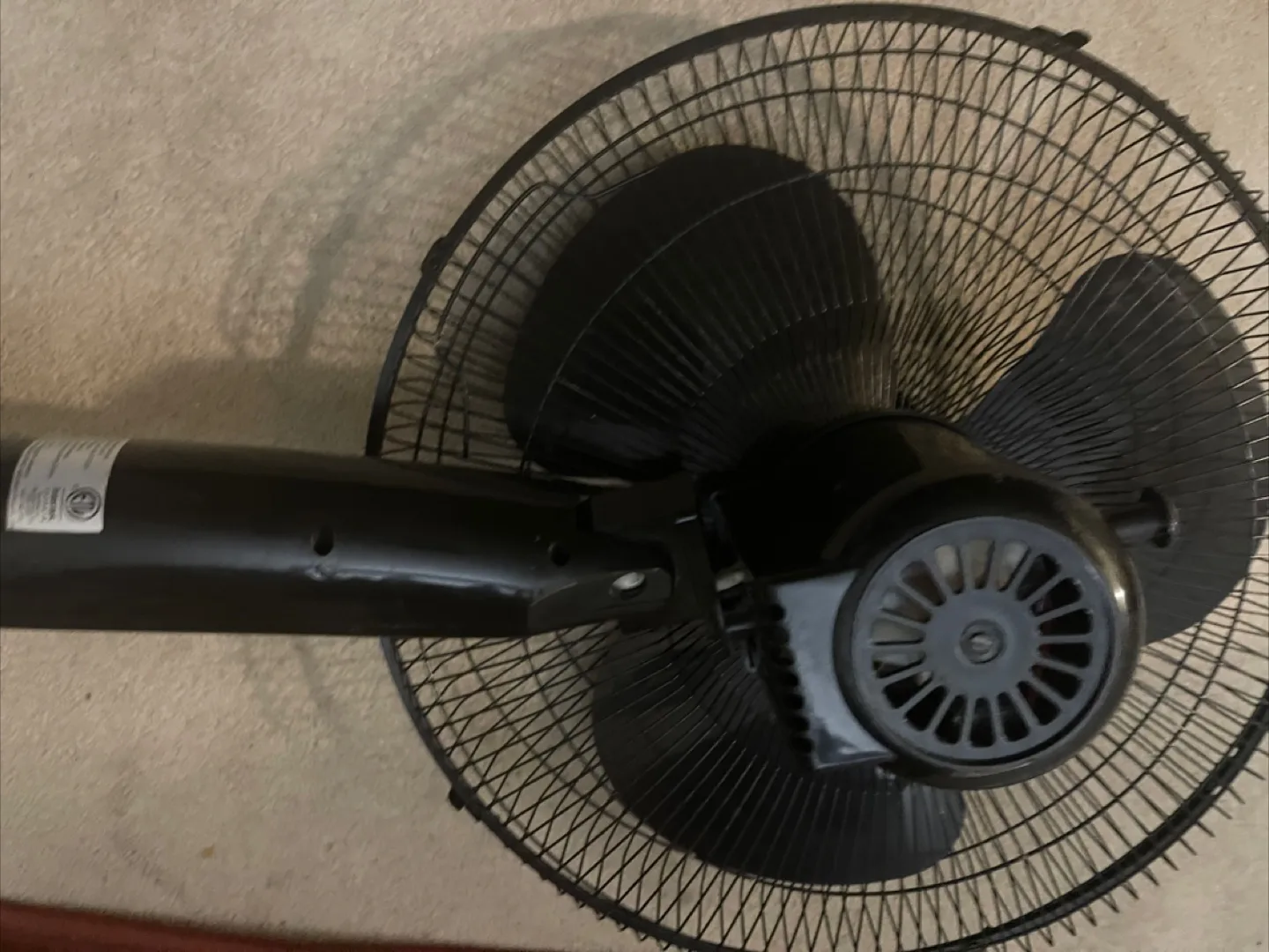 Black Standing Fan