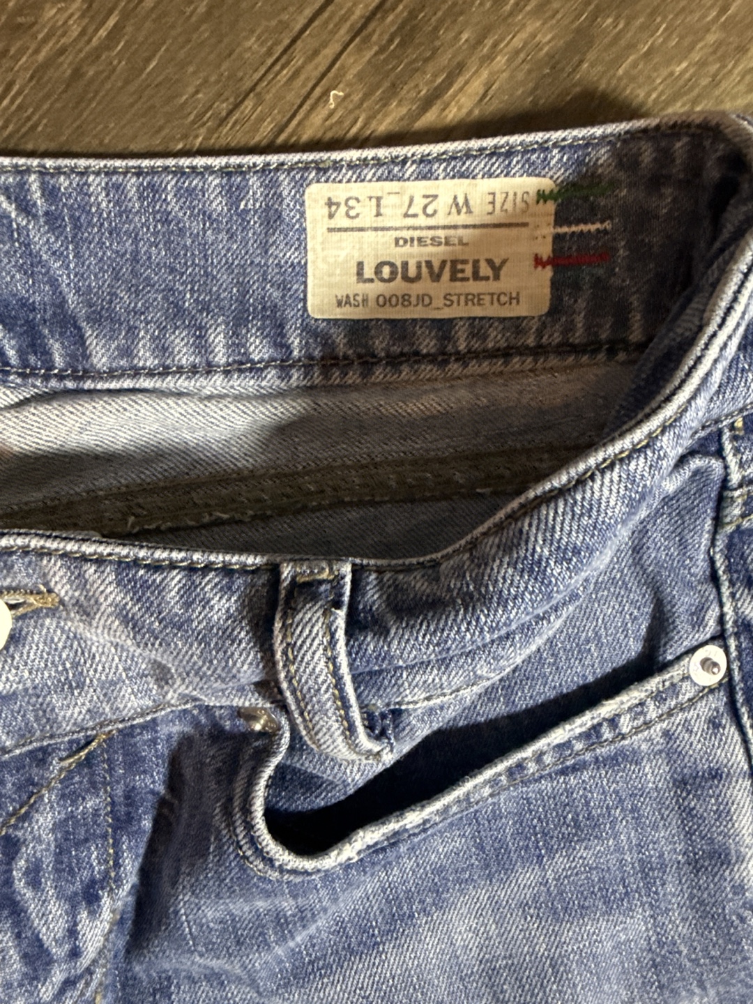 Diesel Louvely Jeans, Size W27 L34 - photo 3