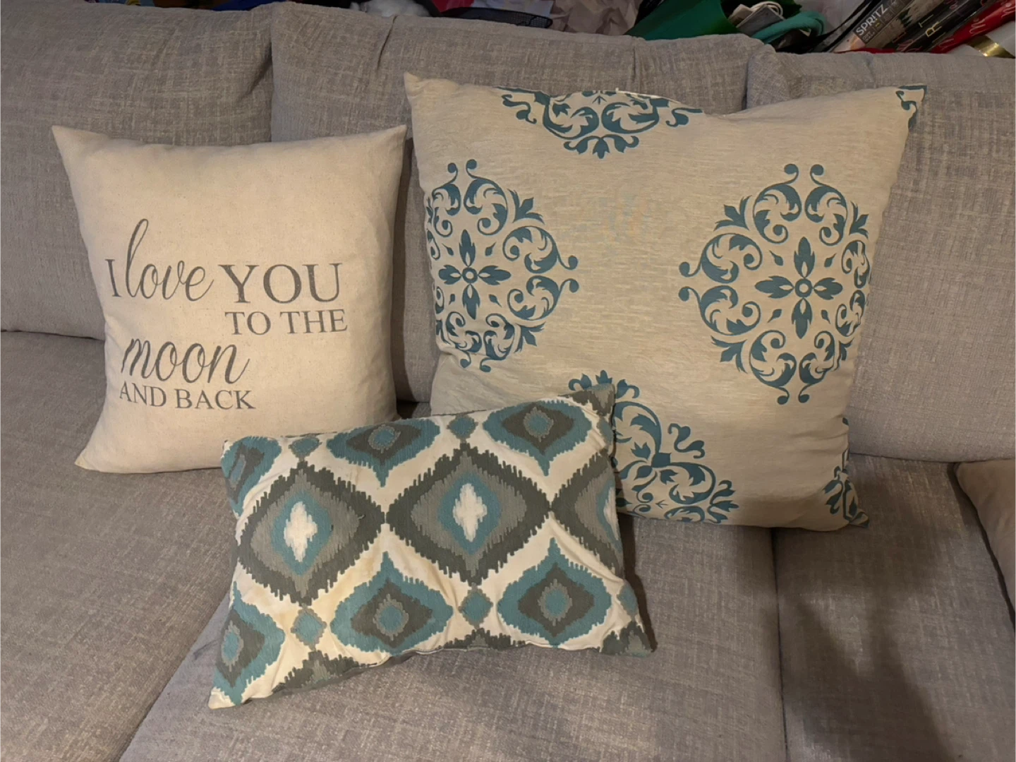 Decorative Throw Pillows - Set of 3