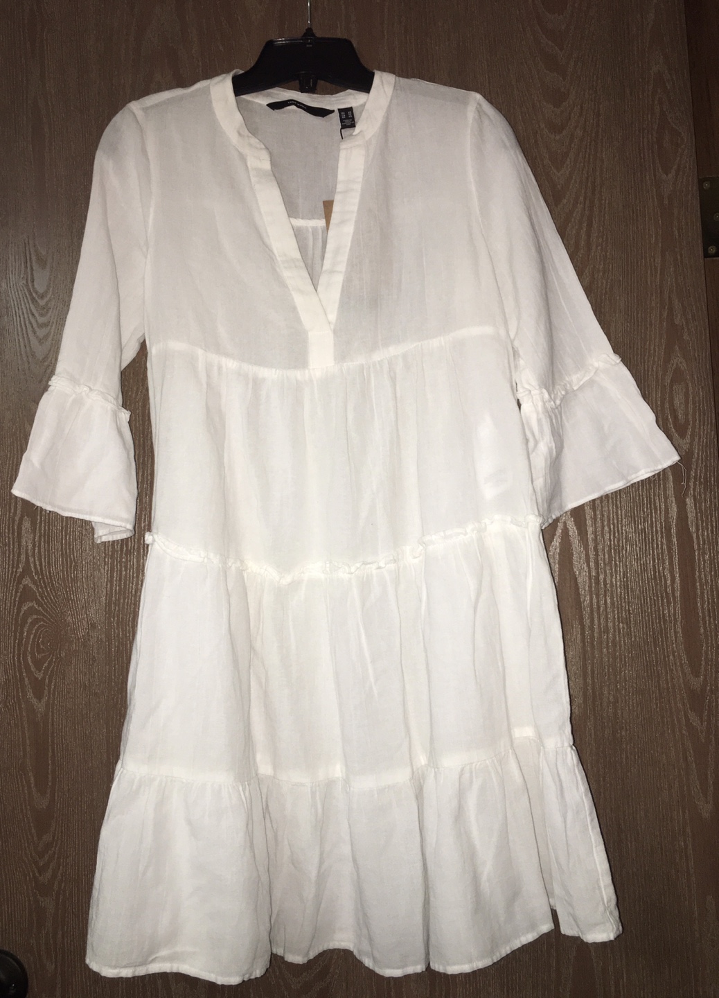 Vero Moda White Tiered Dress OS New with Tags - photo 4