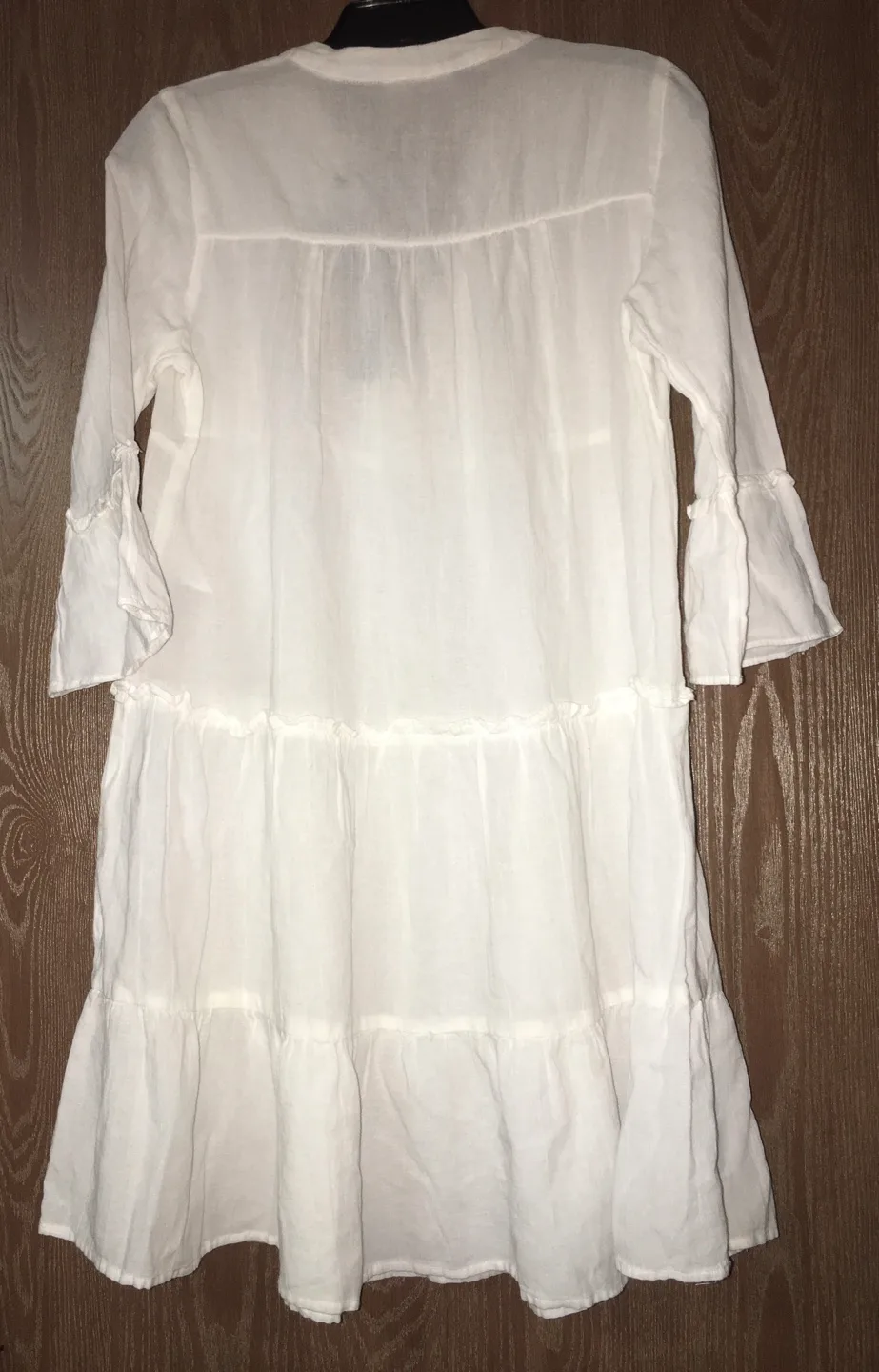 Vero Moda White Tiered Dress OS New with Tags image indicator(5)