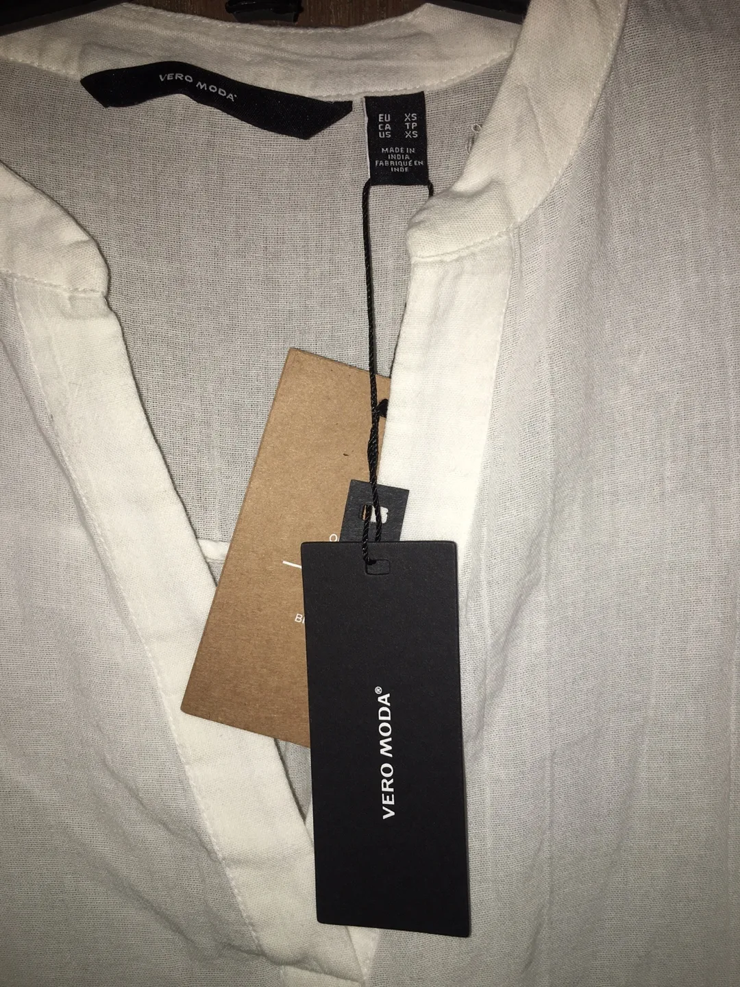 Vero Moda White Tiered Dress OS New with Tags image indicator(6)