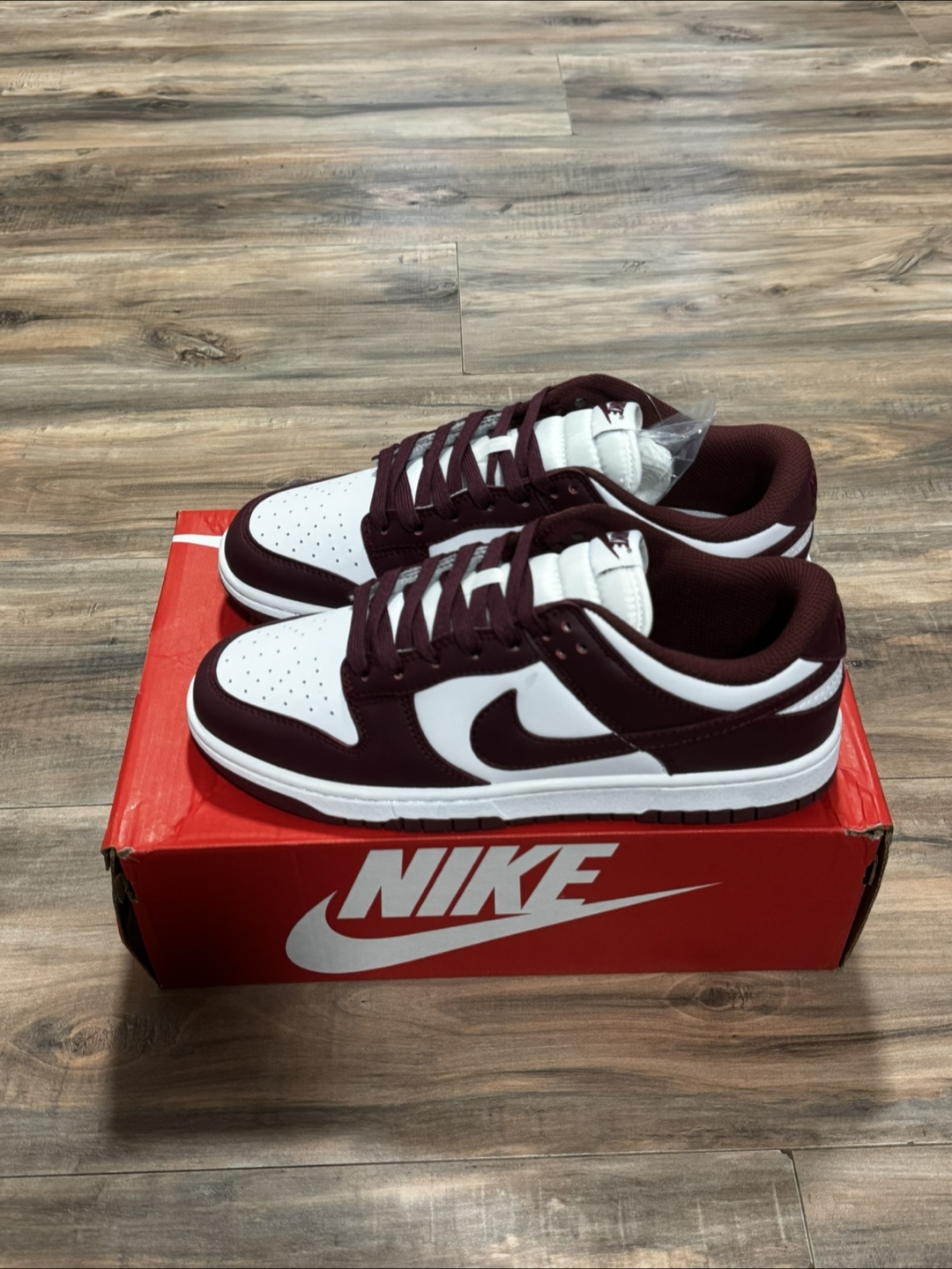 Nike Dunk Low Maroon Shoes (US 8.5) - photo 2