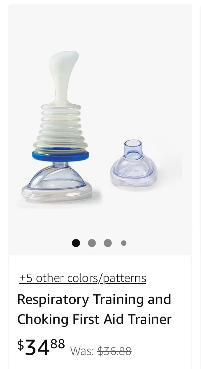 Respiratory Training & Choking First Aid Trainer thumbnail