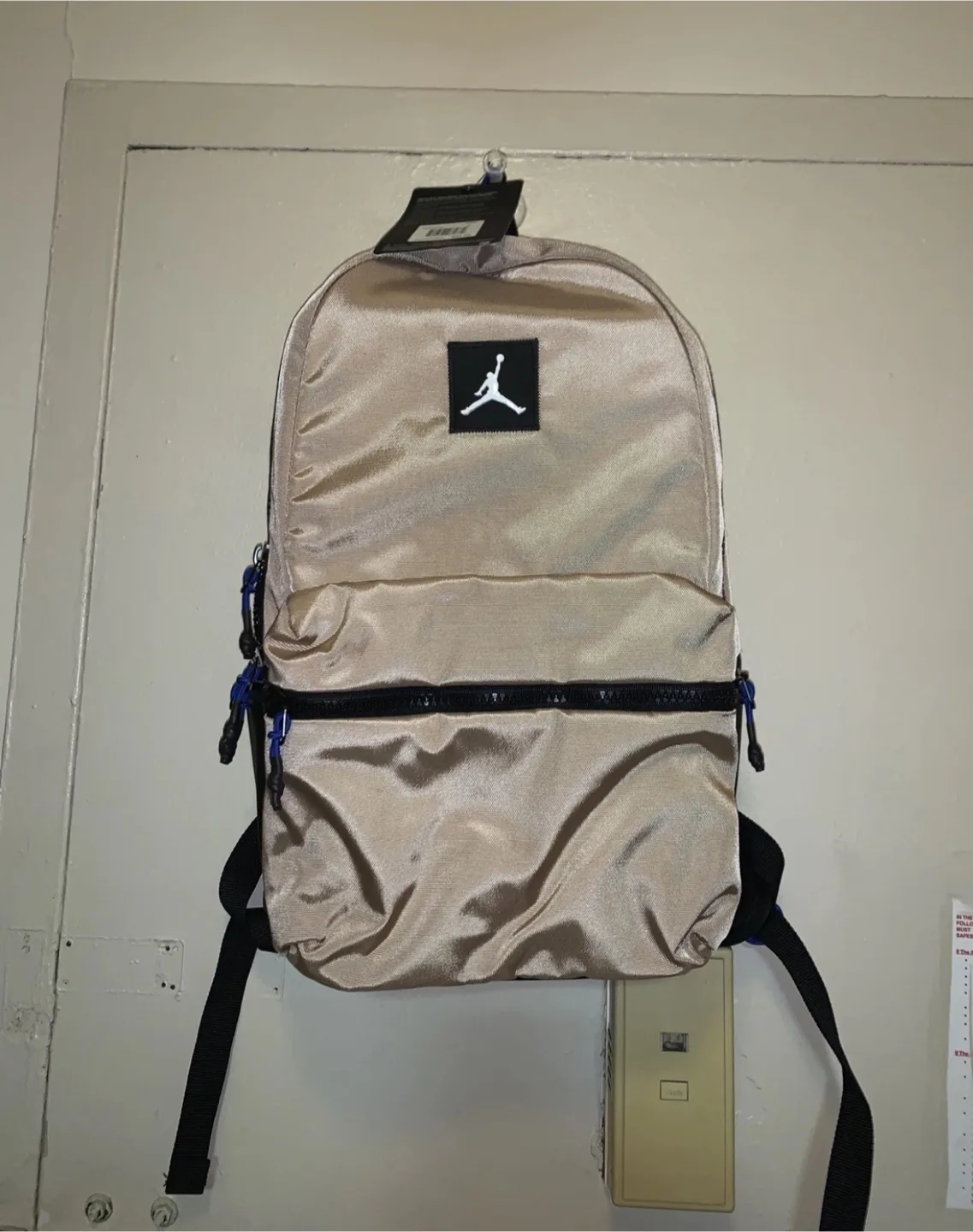 Jordan Backpack - Beige and Black thumbnail
