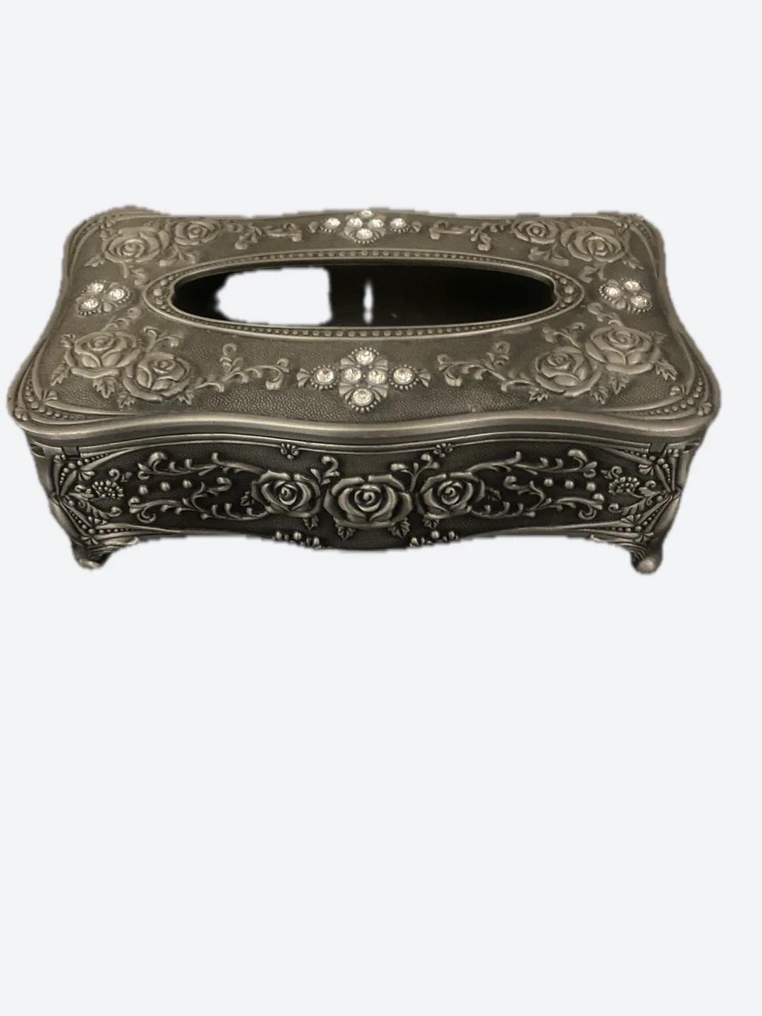 Decorative vintage Asian Tissue Box Cover