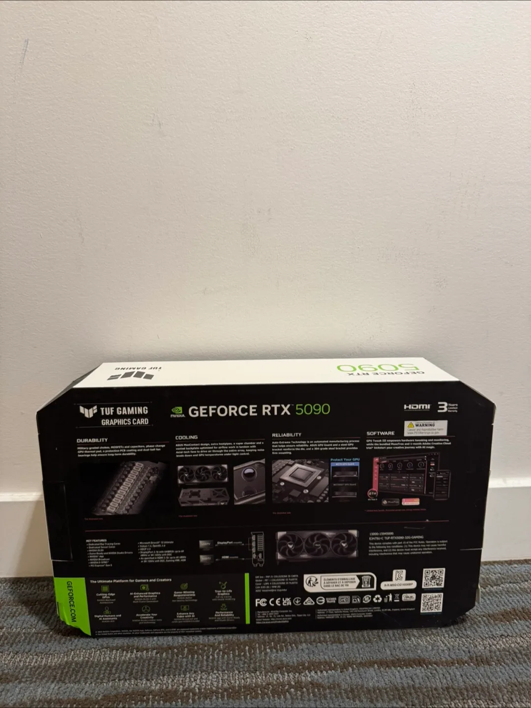 Asus tuf geforce rtx 5090 video card Brand New image indicator(3)