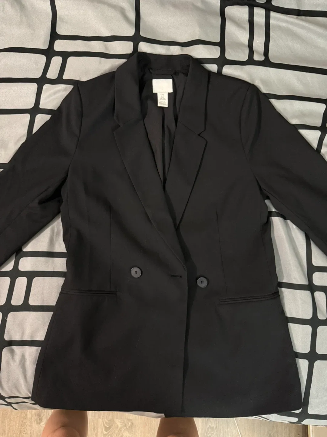 H&M Black Blazer - Size XS thumbnail